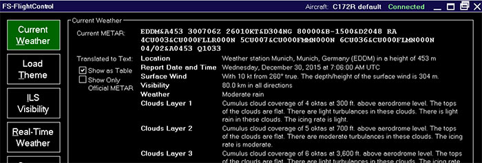 Weather conditions