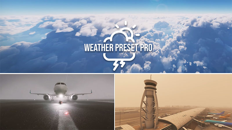 Weather Preset Pro addon for MSFS.