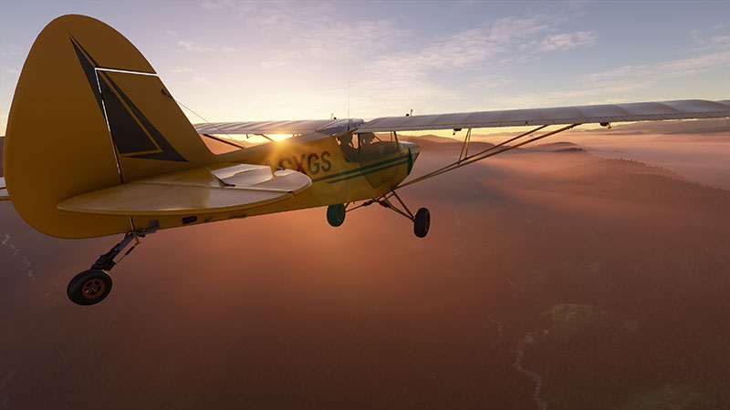 XCub in flight.