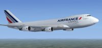 Air France Cargo Boeing 747-428 in flight.