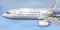 Air New Zealand LandScape Boeing 737-800 in flight.