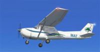 Bay Flight Cessna 172 in flight.
