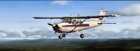 Cessna 172SP Skyhawk in flight.