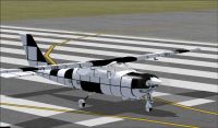 Cessna 177RG "Crossword Flyer" on runway.
