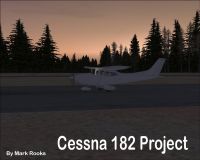 Cessna 182 Project on runway.