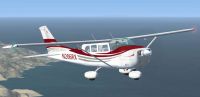 Cessna C206T Turbo Stationair in flight.