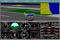 Screenshot from Microsoft Flight Simulator 3