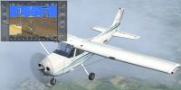 Gestair Flying Academy Cessna 172 in flight.