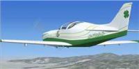Glasair III "Irish" in flight.