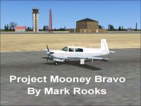 Mooney Bravo Project on runway.