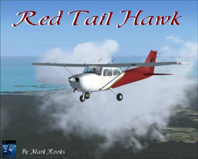 Red Tail Hawk C-172 in flight.