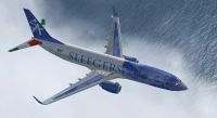 Sleegers Air Boeing 737-800 in flight.