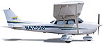 Tricolor Cessna 172SP.