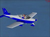Ultralight Tecnam P2002 Sierra in flight.