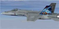CF-18 425 Sqn in flight.
