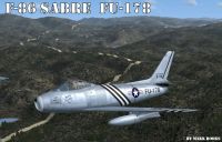 F-86 Sabre FU-178 in flight.