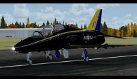 RAF 2004 Hawk on runway.