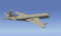 RAF BAE Nimrod MR2 in flight.