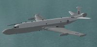 RAF BAe Nimrod AEW in flight.