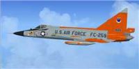 USAF Convair F-102 Delta Dagger Fc-259 in flight.