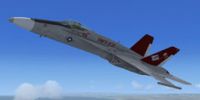 VMFA-232 F/A-18A in flight.