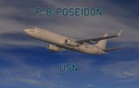 Boeing P-8 Poseidon in flight.