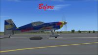 (Before) Default Extra 300 on runway.