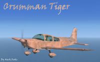 Grumman Tiger in flight.