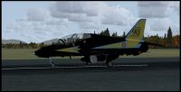 Hawk T1 '90 Years Anniversary' on runway.