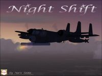 Night Shift OV1 Mohawk in flight.