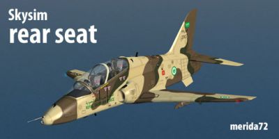 Saudi BAE Hawk Mk. 65 in flight.