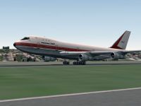 Boeing 747 in X-Plane 9