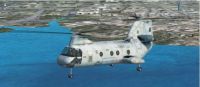 Boeing CH-46 Sea Knight Update in flight.
