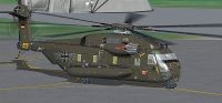 German Army Sikorsky CH-53E on the ground.