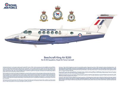 Royal Air Force Beechcraft King Air.