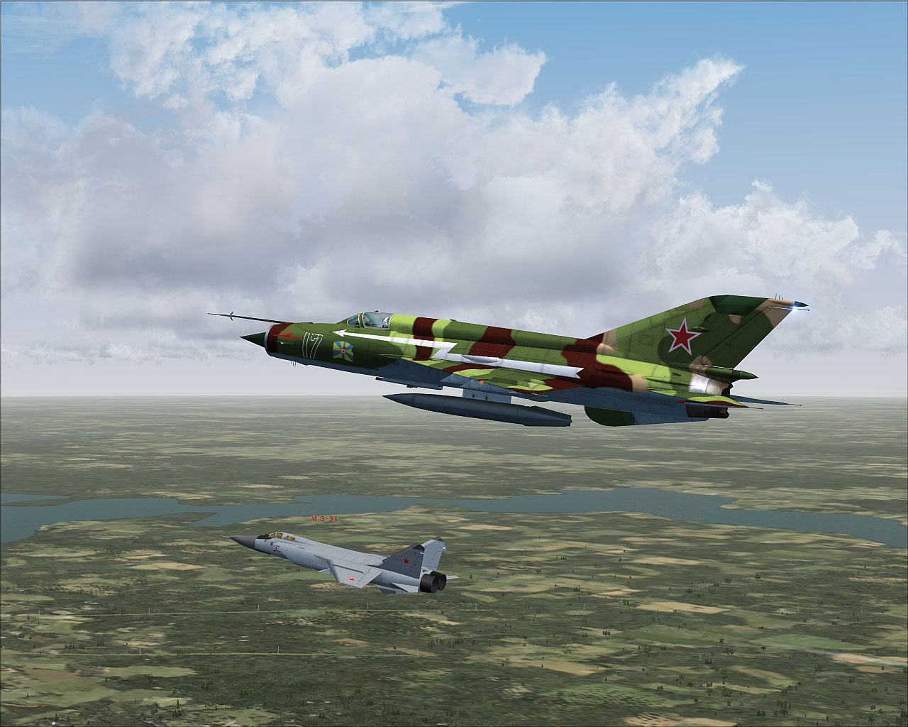 Russia Air Force Mig 21mf For Fsx