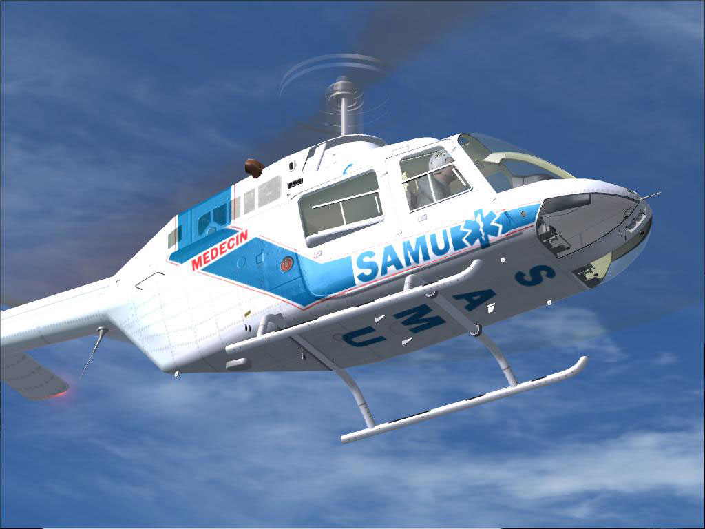 SAMU Dodosim 206 Helicopter for FSX