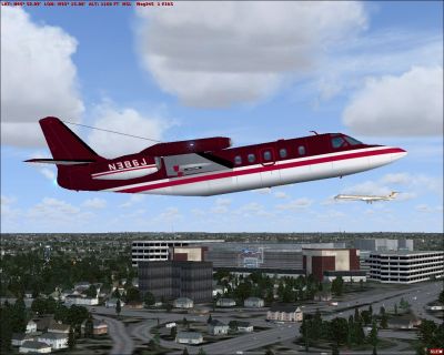 IAI Westwind-1 in flight.