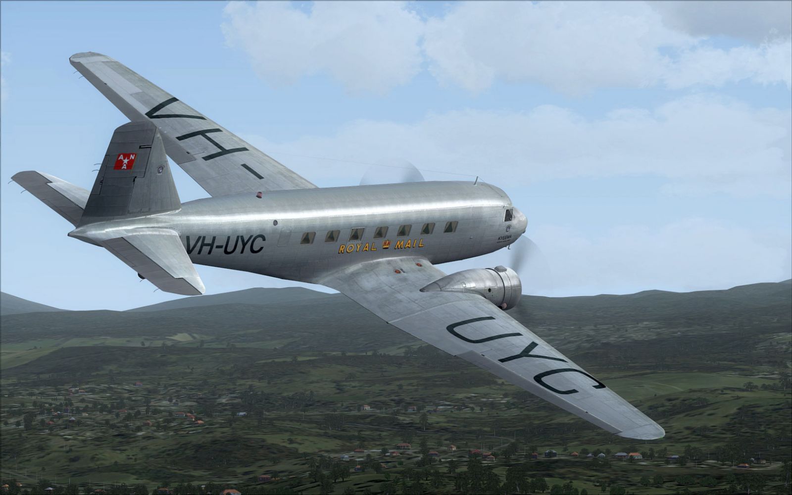 Fsx p3d flight1 uiver douglas dc 2 full