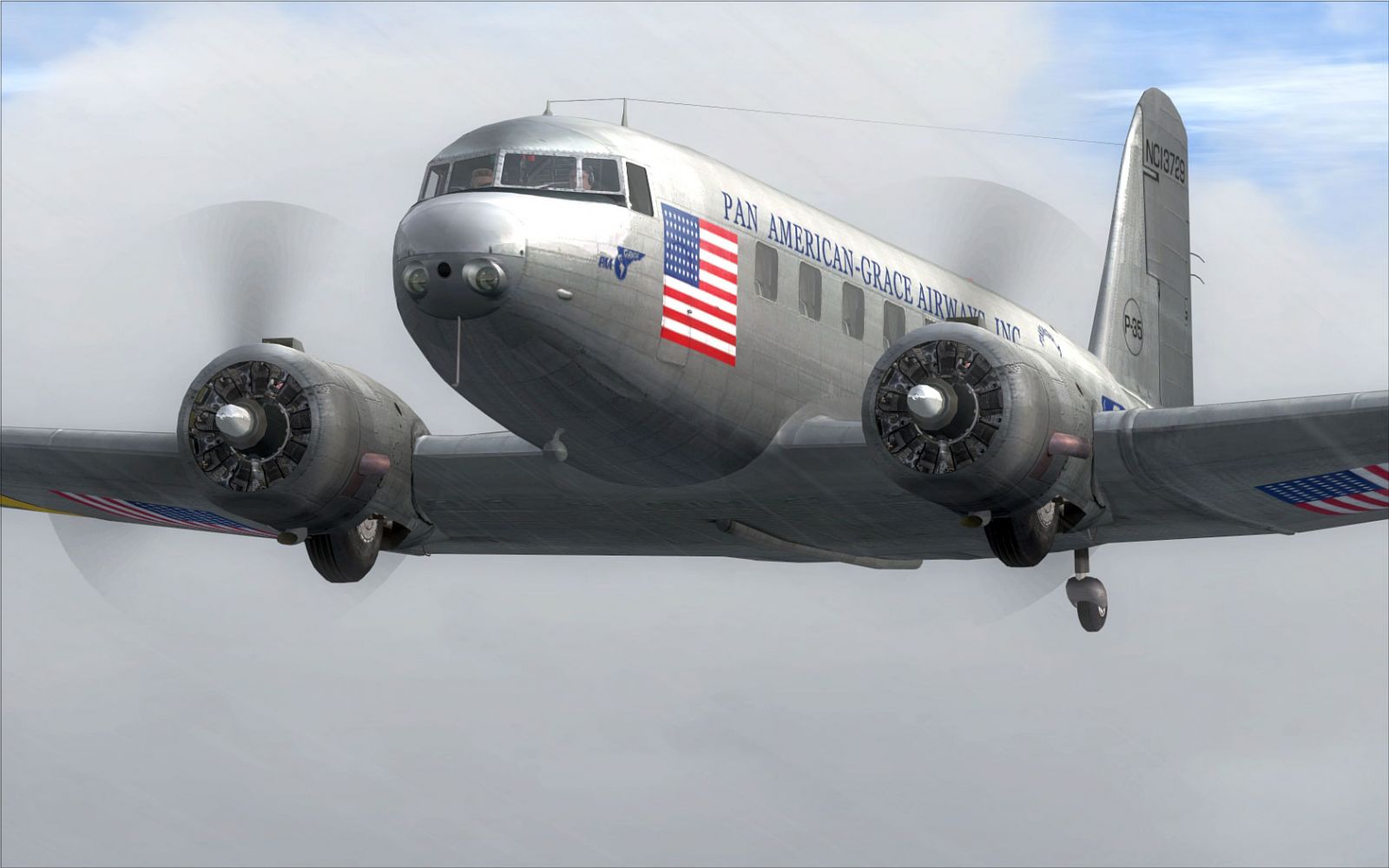 Fsx P3d Flight1 Uiver Douglas Dc 2