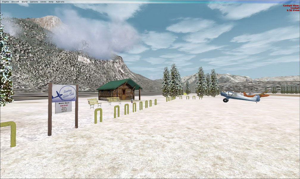 Banff Airport Scenery for FSX