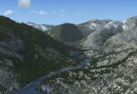 Wilson Lake And River Alaska Scenery.