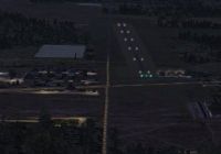 Screenshot of Sublette Flying Club Scenery at night.
