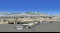 Screenshot of Albuquerque International (KABQ) Scenery.