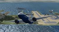 Gibraltar Airport Scenery.