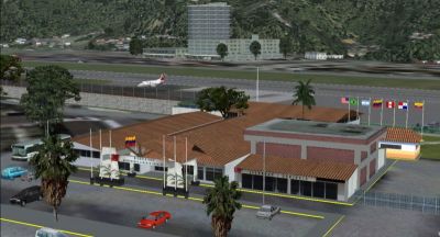 Merida Airport Scenery.