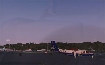 Screenshot of Princess Juliana International Airport.