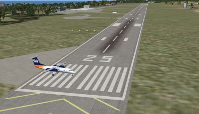 Robert L. Bradshaw International Airport Scenery.