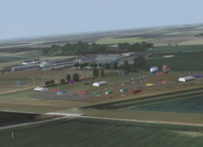 Rougham Airfield Scenery.