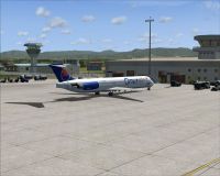 Samsun Carsamba Airport Scenery.